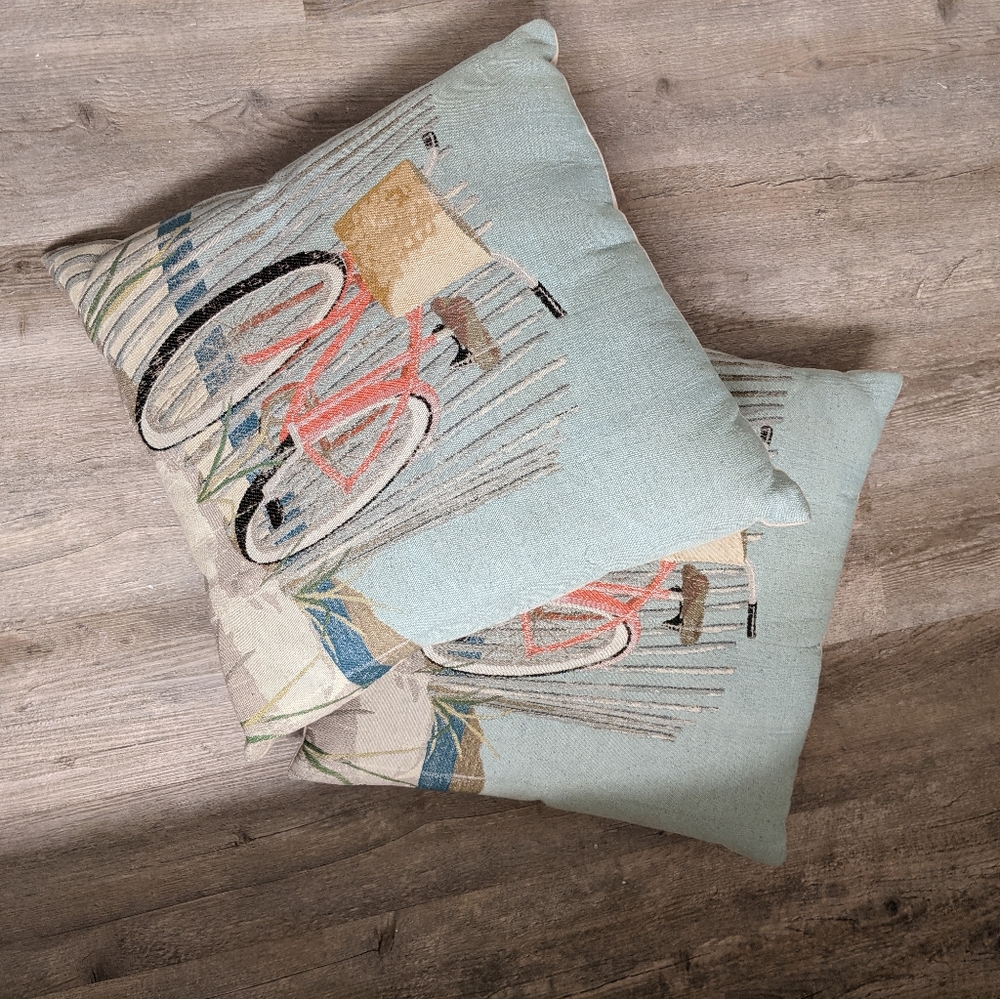 Bicycle Throw Pillow